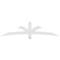 Ekena Millwork Davenport Architectural Grade PVC Gable Bracket, 84"W x 21"H x 4"D x 4"F, 6/12 Pitch GBP084X21X0404DAV00 - alternate 5